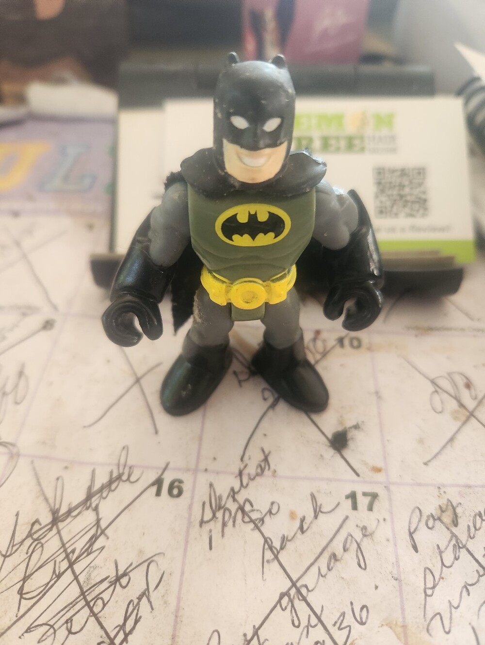 Batman Kids Action Figure - Black & Gray with Yellow Accents